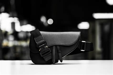 dior saddle bag mens black|christian dior saddle bag men.